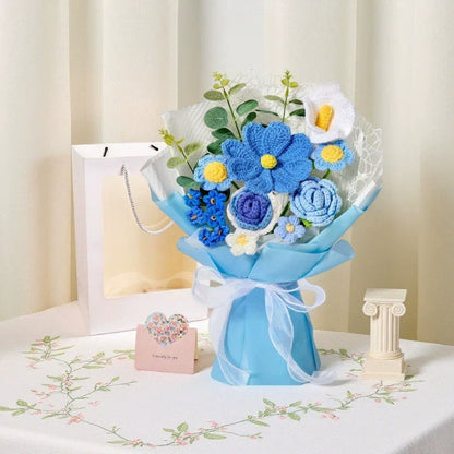 🎁Forever Flowers for Mom — Handmade Crochet Bouquet 💐