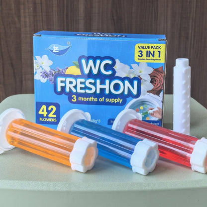 🔥Buy Two Get One🎁42 Flowers Toilet Gel Stamp-Keeps Toilet Clean & Fresh with Every Flush🌸