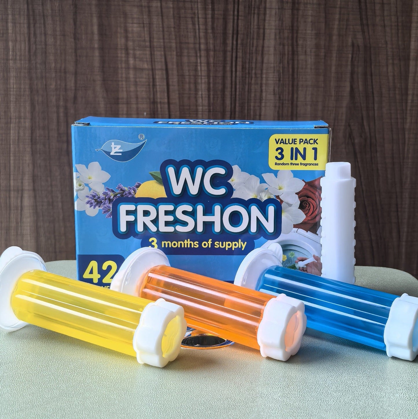 🔥Buy Two Get One🎁42 Flowers Toilet Gel Stamp-Keeps Toilet Clean & Fresh with Every Flush🌸