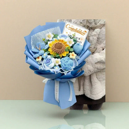 🎁Forever Flowers for Mom — Handmade Crochet Bouquet 💐