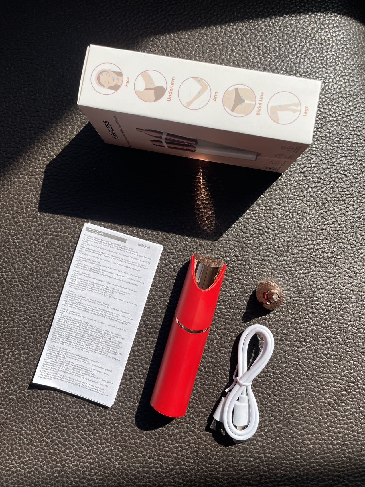 2026 New Upgraded😍2 in 1 facial & eyebrow hair trimmer for Women,Portable Rechargeable Shaver 🪞