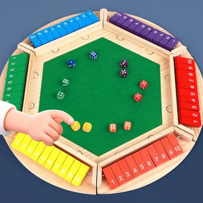 🔥Only 10 Sets Left!🕹️SHUT THE BOX-WOODEN DICE BOARD GAME