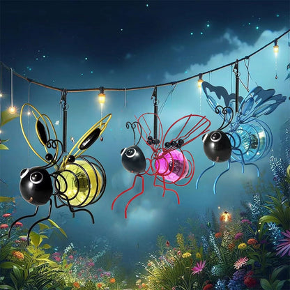 🐝Outdoor Hanging Solar Bee Light - Perfect Gift For Plant Lovers Moms Or Literally Anyone Who Smiles❤️