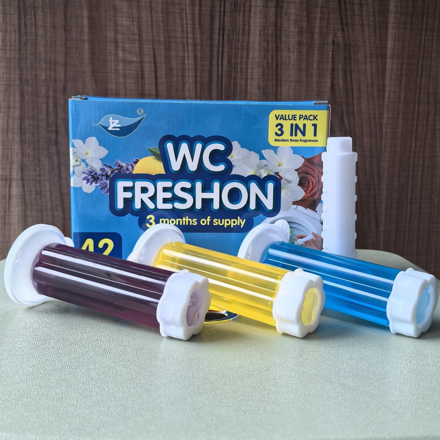 🔥Buy Two Get One🎁42 Flowers Toilet Gel Stamp-Keeps Toilet Clean & Fresh with Every Flush🌸