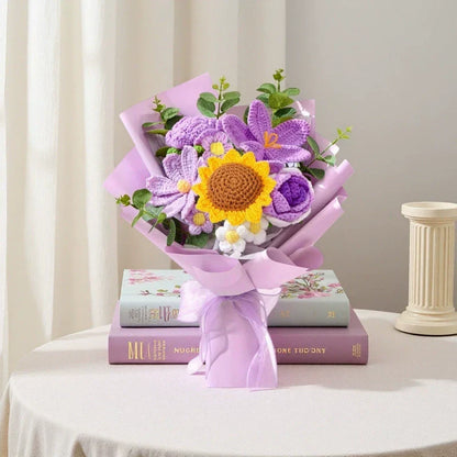 🎁Forever Flowers for Mom — Handmade Crochet Bouquet 💐