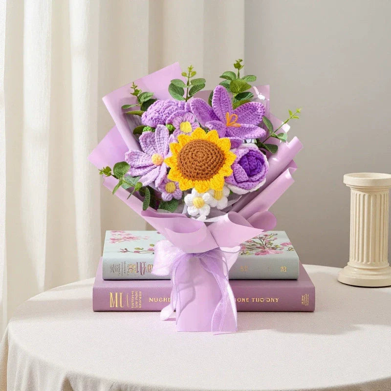 🎁Forever Flowers for Mom — Handmade Crochet Bouquet 💐