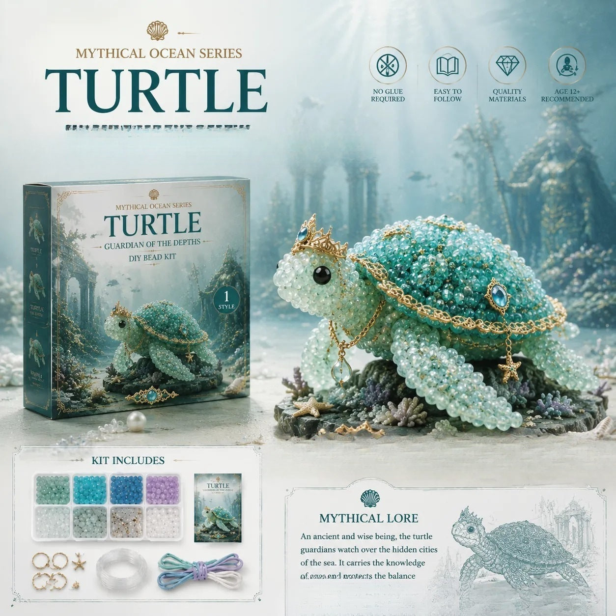 🌊Mythical Ocean DIY Beads Jewelry Making Kit