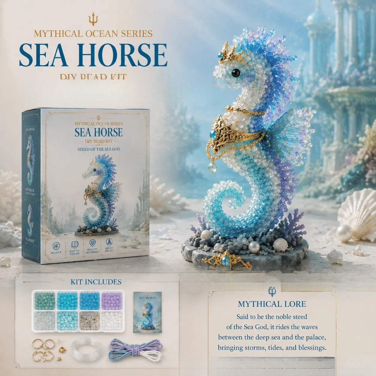 🌊Mythical Ocean DIY Beads Jewelry Making Kit
