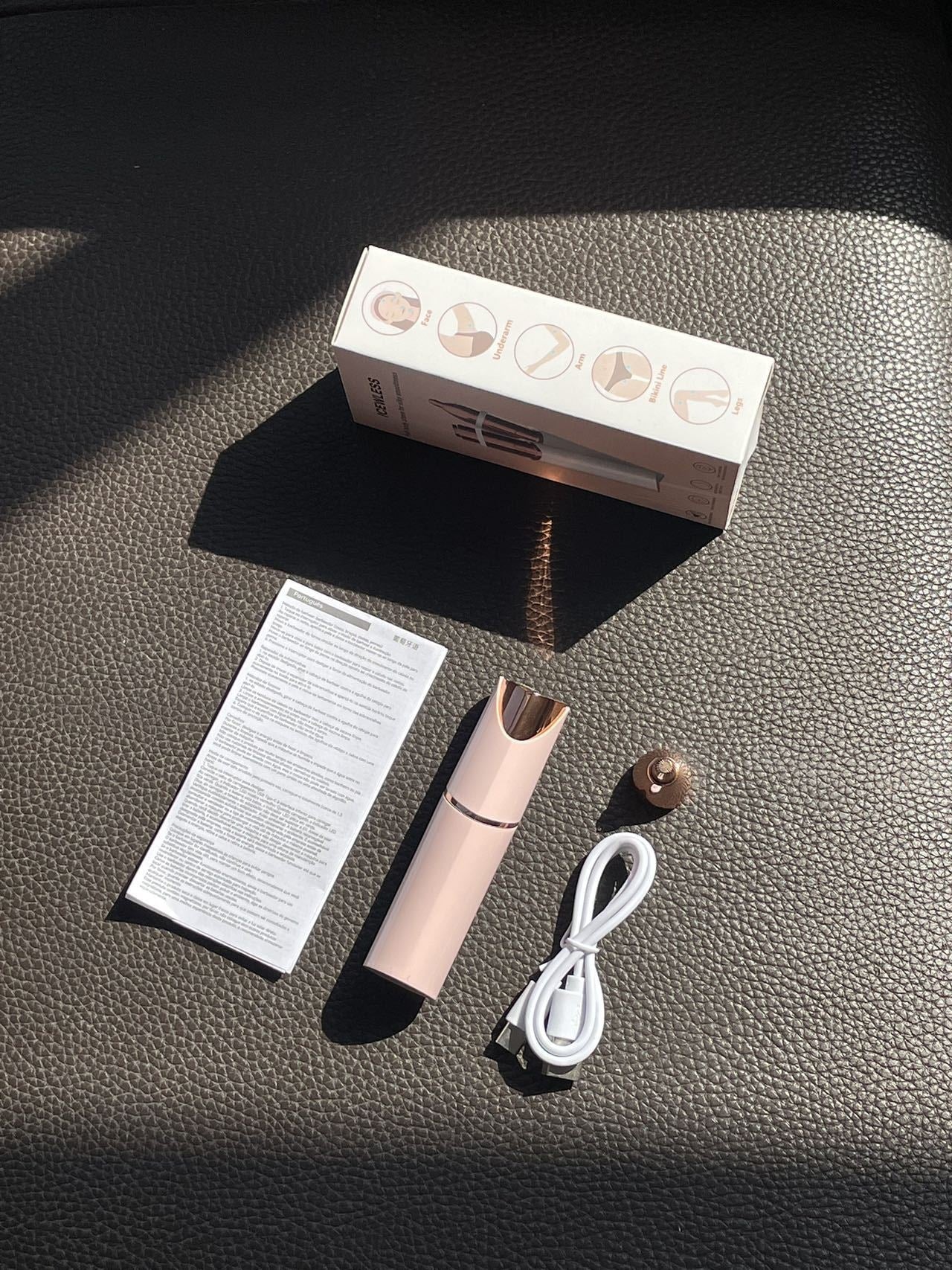 2026 New Upgraded😍2 in 1 facial & eyebrow hair trimmer for Women,Portable Rechargeable Shaver 🪞