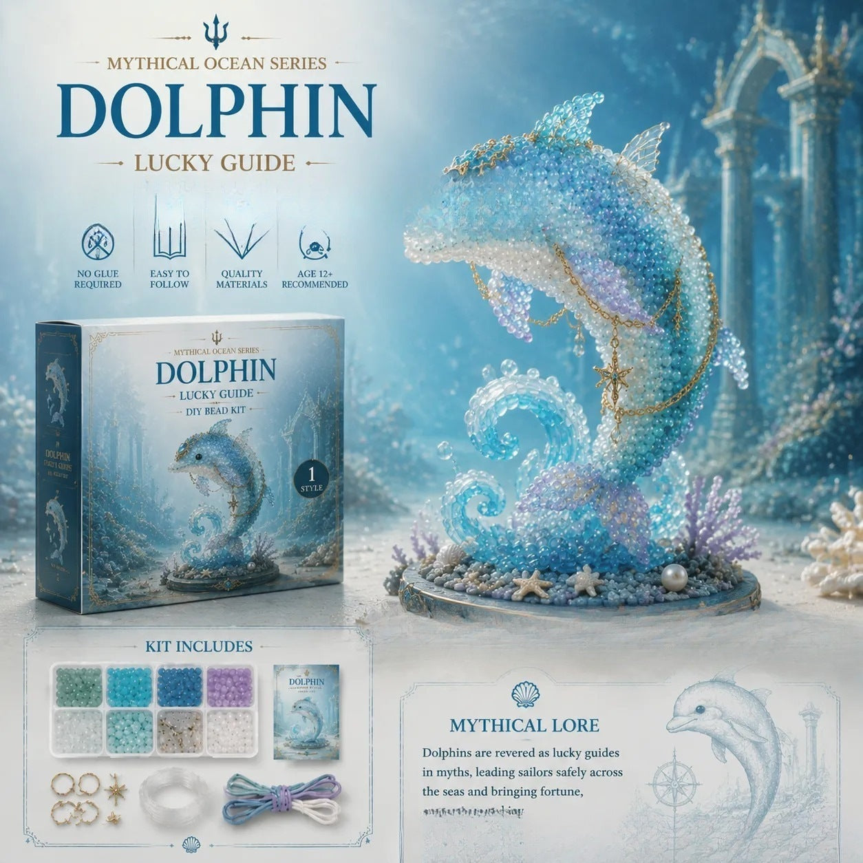 🌊Mythical Ocean DIY Beads Jewelry Making Kit