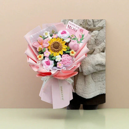 🎁Forever Flowers for Mom — Handmade Crochet Bouquet 💐