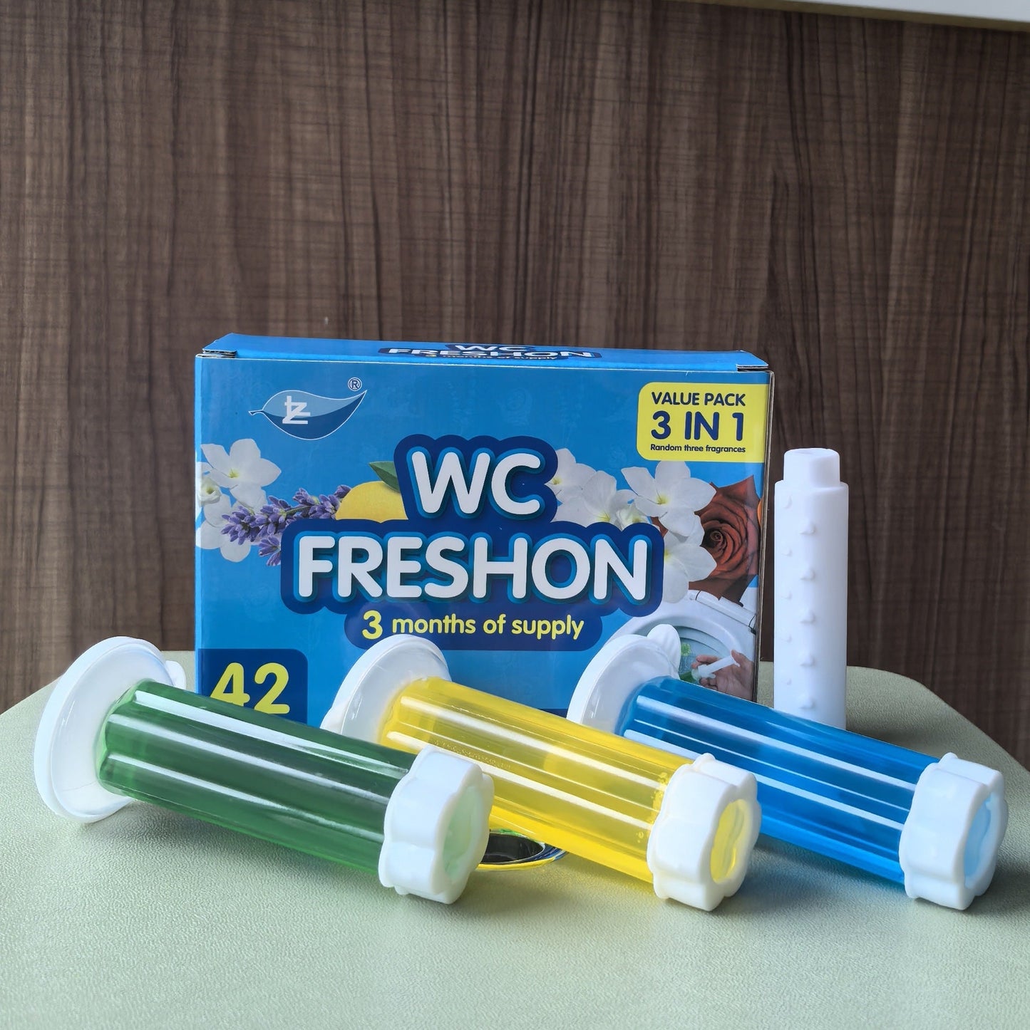 🔥Buy Two Get One🎁42 Flowers Toilet Gel Stamp-Keeps Toilet Clean & Fresh with Every Flush🌸