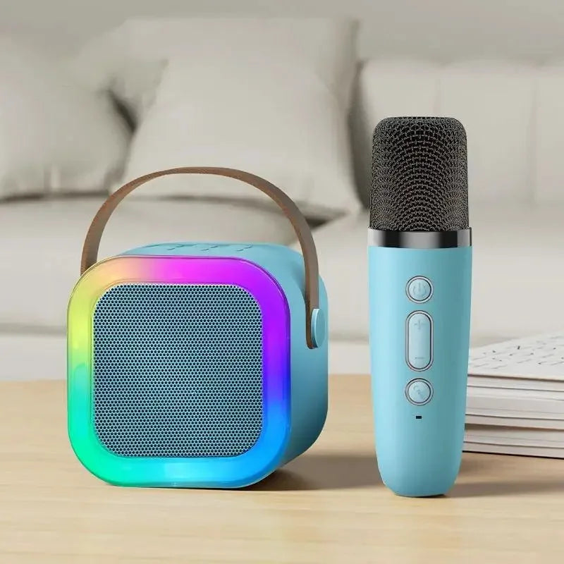 🔥🔥🔥Hot Sales of The Season - K12 Portable Bluetooth Karaoke Speaker System with Microphones