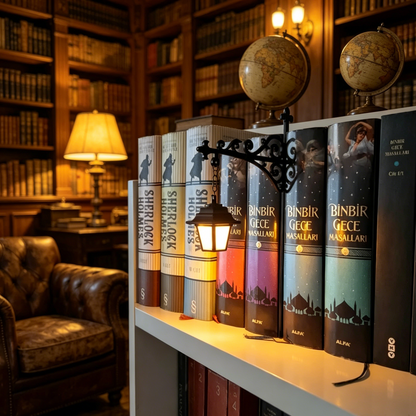 Limited Edition📚👻 Enchanted Bookshelf Lantern Bundle – Library Lantern & Ghost Lantern Set