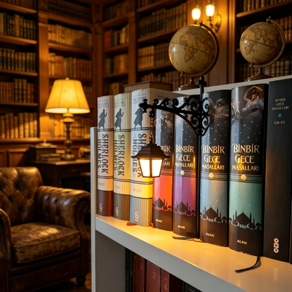 Limited Edition📚👻 Enchanted Bookshelf Lantern Bundle – Library Lantern & Ghost Lantern Set