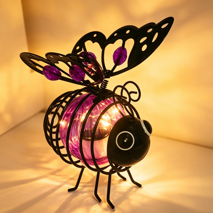 🐝 Outdoor Hanging Solar Bee Light – Charming Garden Décor With A Warm Evening Glow
