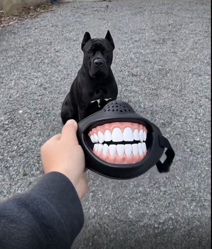 Grinning Teeth Cosplay Dog Mask Realistic Exclusive Adjustable Costume 2026