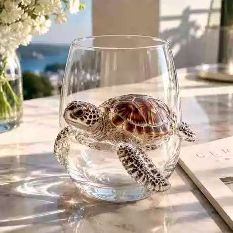 🌊 7-Piece Legendary Ocean Treasure Crystal Set for Whiskey Lovers & Home Bar Collectors ⚓✨