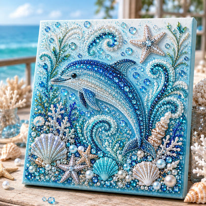 🔥 Up To 61% OFF Sale - 🌊✨ Ocean Theme Pearl Art DIY Kit – Relaxing DIY Craft to Create Stunning Coastal Artwork