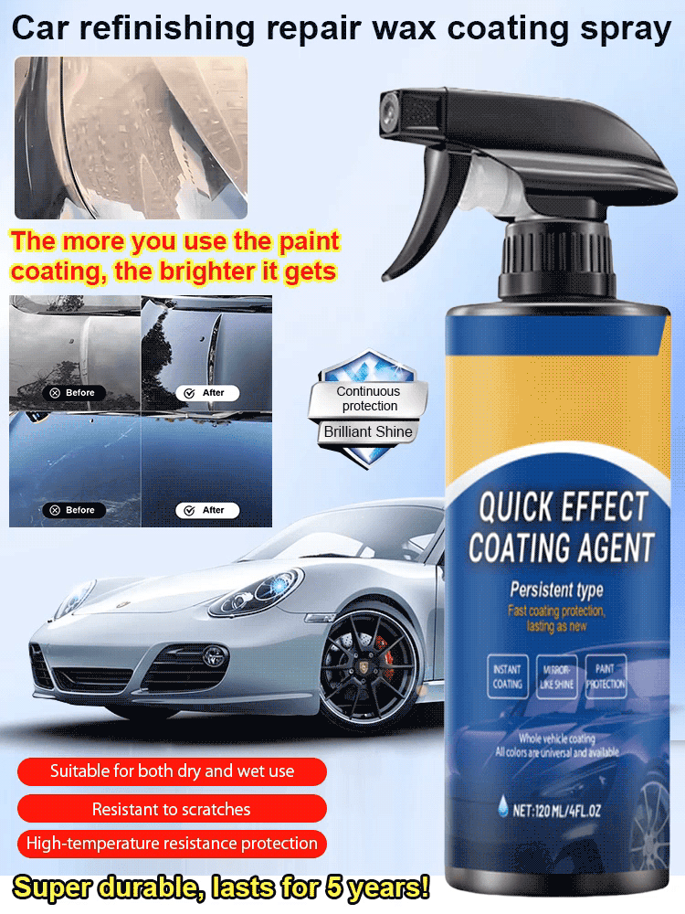4-in-1 car refinishing spray (say goodbye to expensive 4S dealership refinishing!)