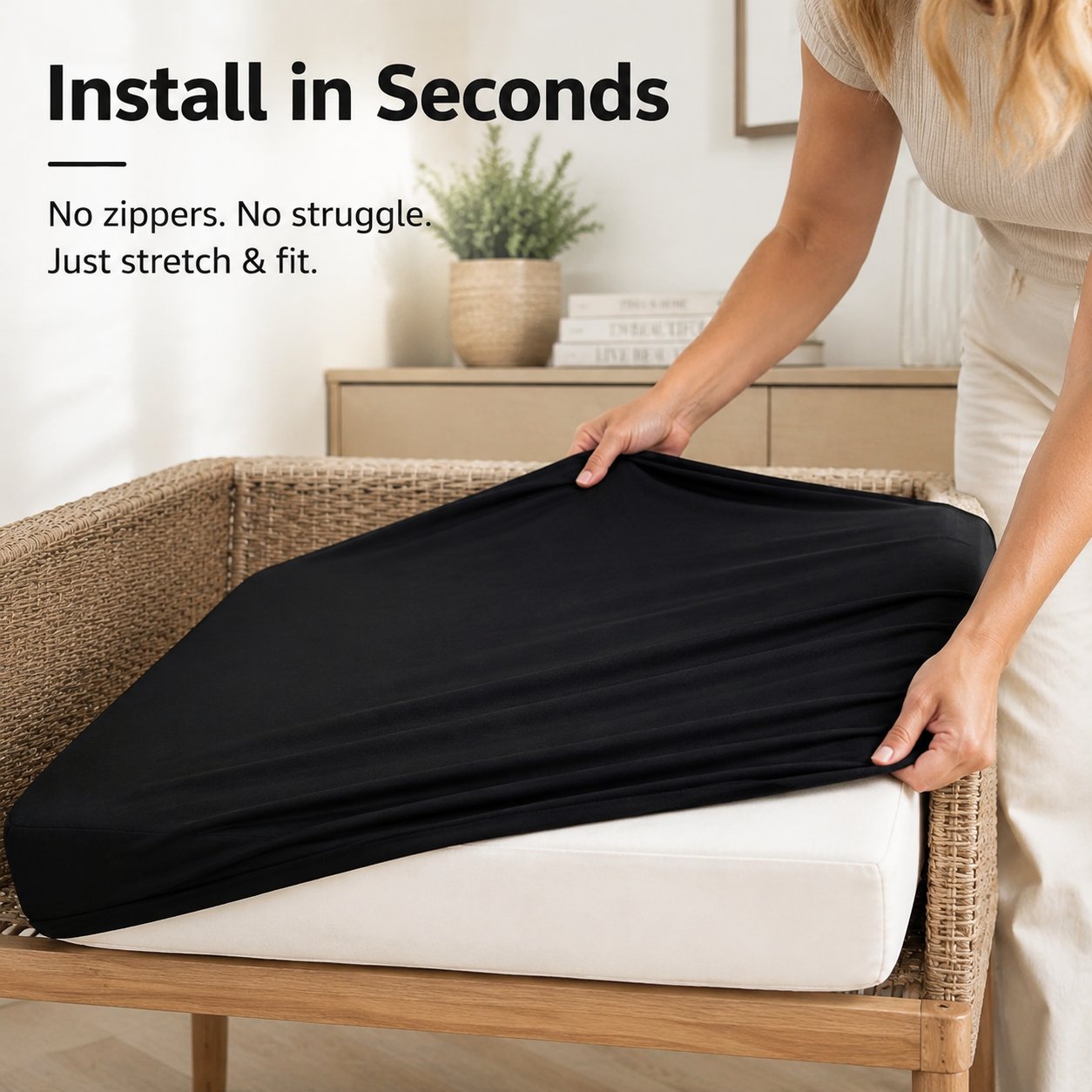 🪑 Stretch Sofa Cushion Covers — Only $9.99 Per Cover