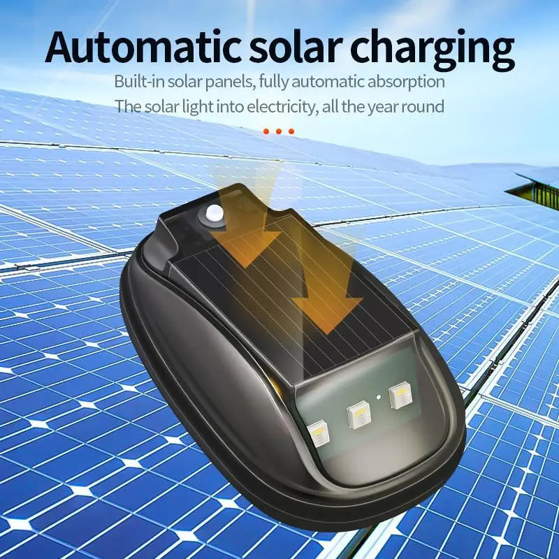 🚗 Solar Car Roof RGB Light | Remote Control LED Strobe Lamp