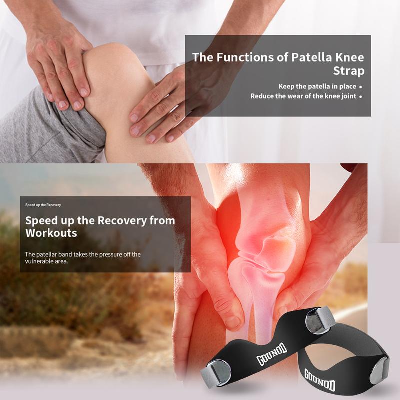 🔥Patella Knee Strap for Pain Relief – Ideal for Running, Jumper’s Knee & Tendonitis