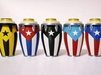 🎖️🪘Conga-Style Can Holder – Celebrate Caribbean Pride, One Sip at a Time