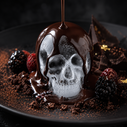 🥳2026 HOT SALE💀🧊 50% OFF! DIY Silicone Skull Ice Cube Tray – Giant slow-melt skull for whiskey, cocktails & more✨