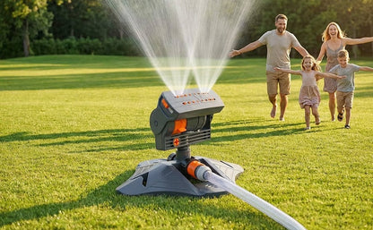 💧Adjustable Oscillating Sprinkler Wide Coverage