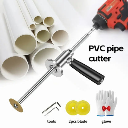 ⚡ Drill Powered Pipe Cutter | PVC ABS Plastic Cutting Tool