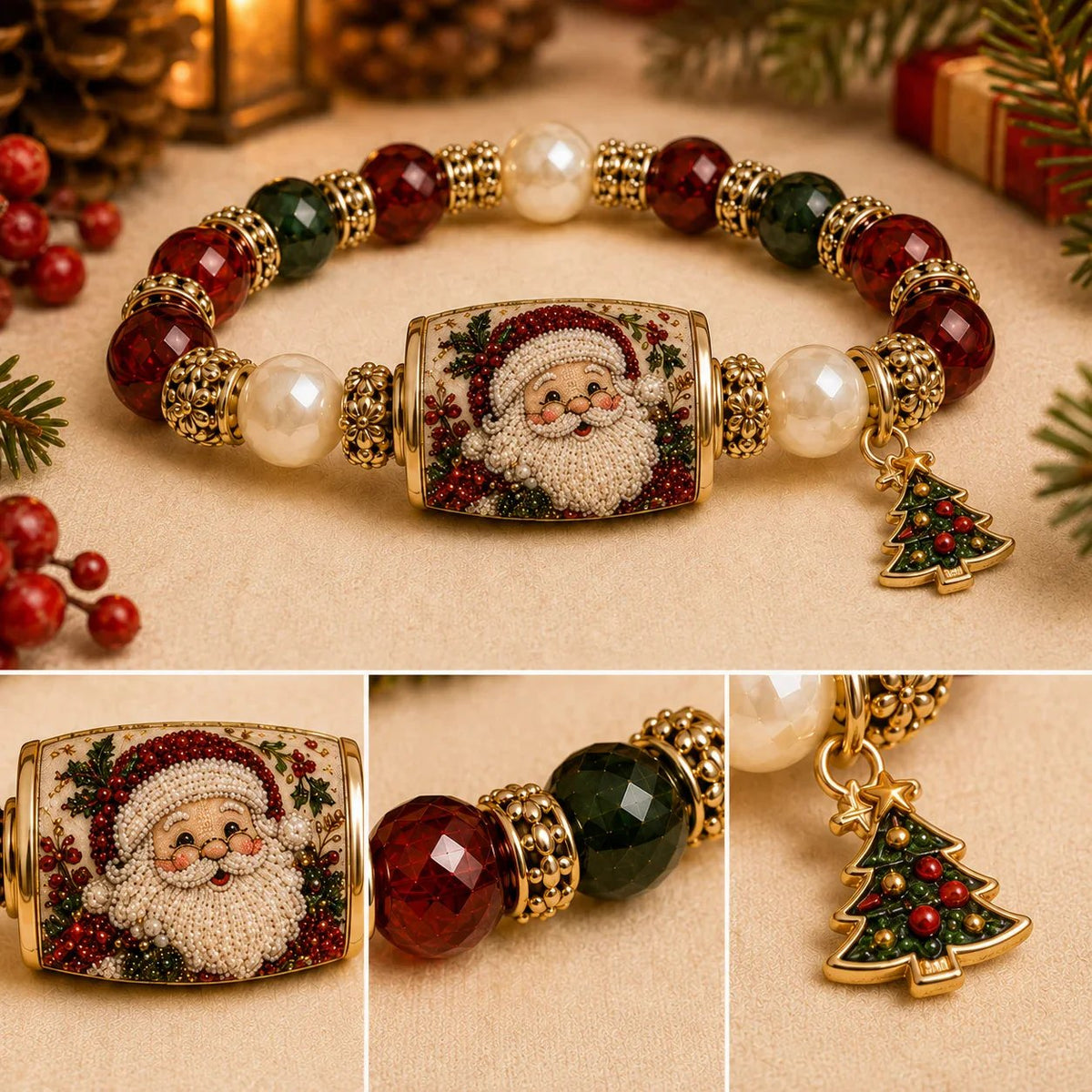 💥 Last Day 50% OFF – 🎄  Christmas Magic Collection Bracelet – 2026 Limited Edition Holiday Charm Bracelet