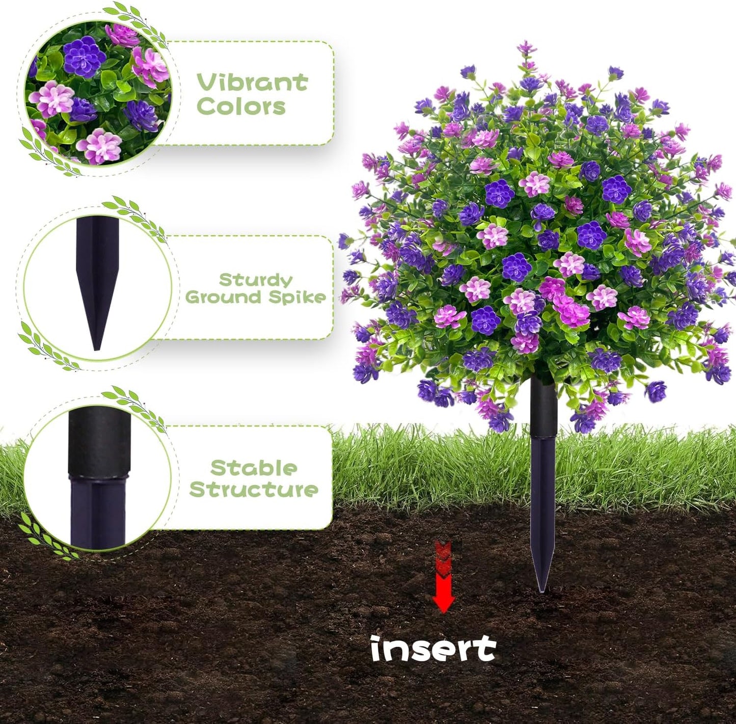 🔥 Limited Stock-50% Off | Artificial Potted Trees With Ground Stakes