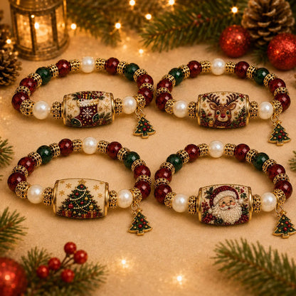 💥 Last Day 50% OFF – 🎄  Christmas Magic Collection Bracelet – 2026 Limited Edition Holiday Charm Bracelet