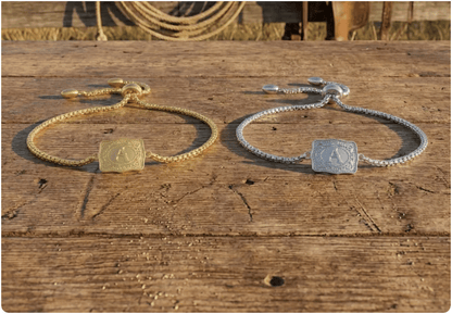 🔥Last day 48% off western style adjustable initial country bracelet