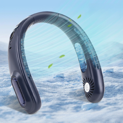 [Wearable Air Conditioner] Cooling Neck Fan —Instant 5C Cooling | 50% Off Today 🌬️ Whisper Quiet Tech🍃