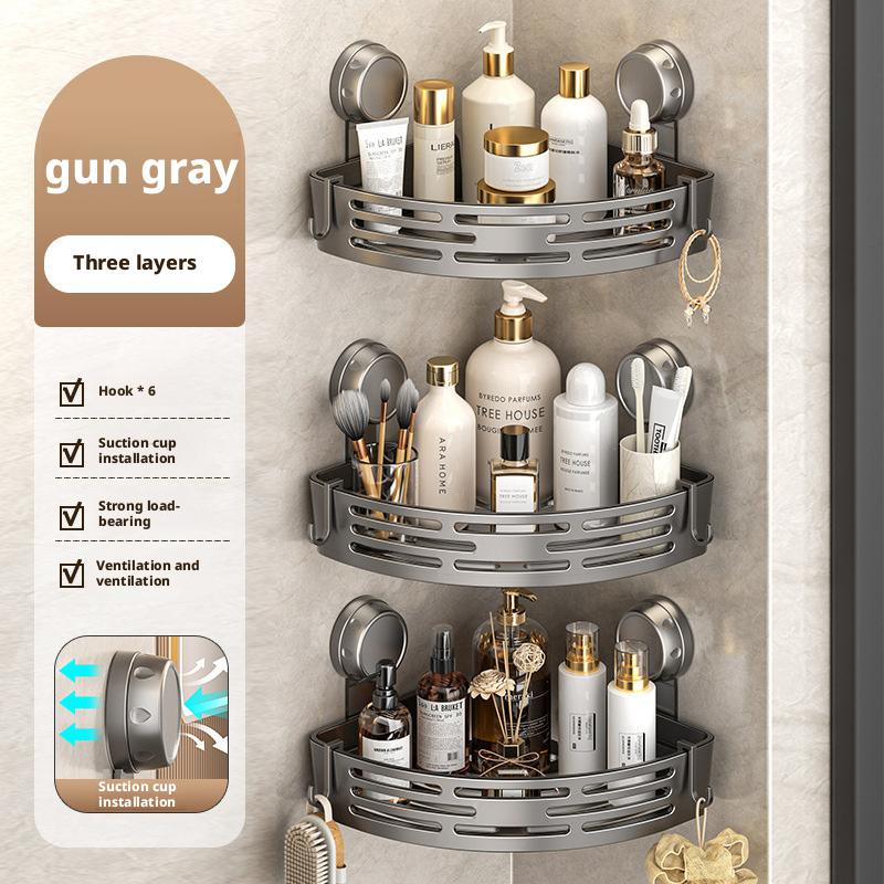 🔥Clearance Sale🎄3-Pack Gun Gray Plastic Triangle Suction Cup