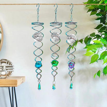 🔥 Last Day Sale Price |✨ Sacred Journey Spiral Crystal (12 inches Length)