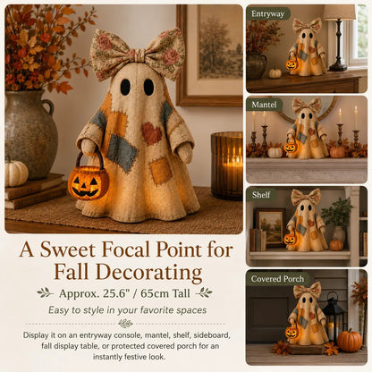 🎃LIMITED-TIME OFFER – Lighted Vintage Patchwork Ghost ✨