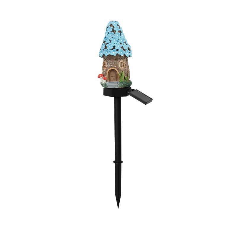 🌙✨✨Solar Mushroom Cottage Garden Light – Warm Fairy-Tale Glow for Flower Beds
