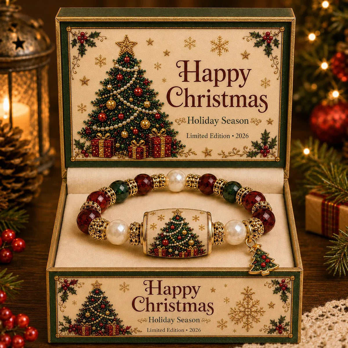 💥 Last Day 50% OFF – 🎄  Christmas Magic Collection Bracelet – 2026 Limited Edition Holiday Charm Bracelet