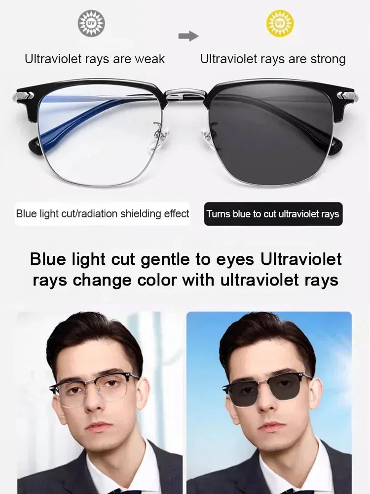 🔥Best Selling 50% Off👓Automatic zoom anti-blue light presbyopia glasses
