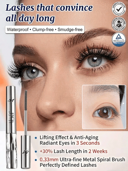 【Buy 1 Get 1 Free】3-in-1 Metal Mascara | Precision Length & Volume | No More Fake Lashes ✨