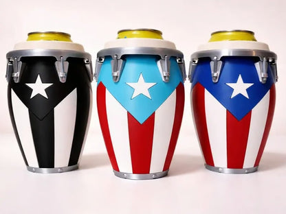 🎖️🪘Conga-Style Can Holder – Celebrate Caribbean Pride, One Sip at a Time