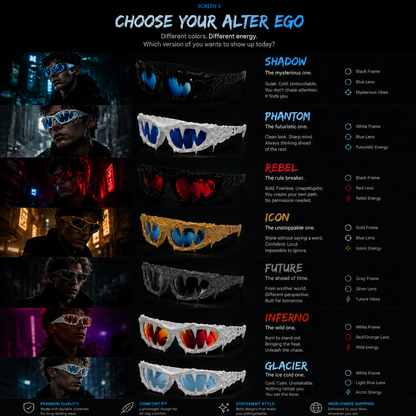 🔥Molten Fang Statement Shades🔥 –Not Made For Everyone. Made For Those Who Stand Out.