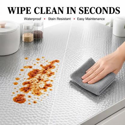 🎁Last Day Promotion 49% OFF🔥Kitchen Peel and Stick Wallpaper Backsplash Waterproof Kitchen Stickers - Silver / Buy 1
