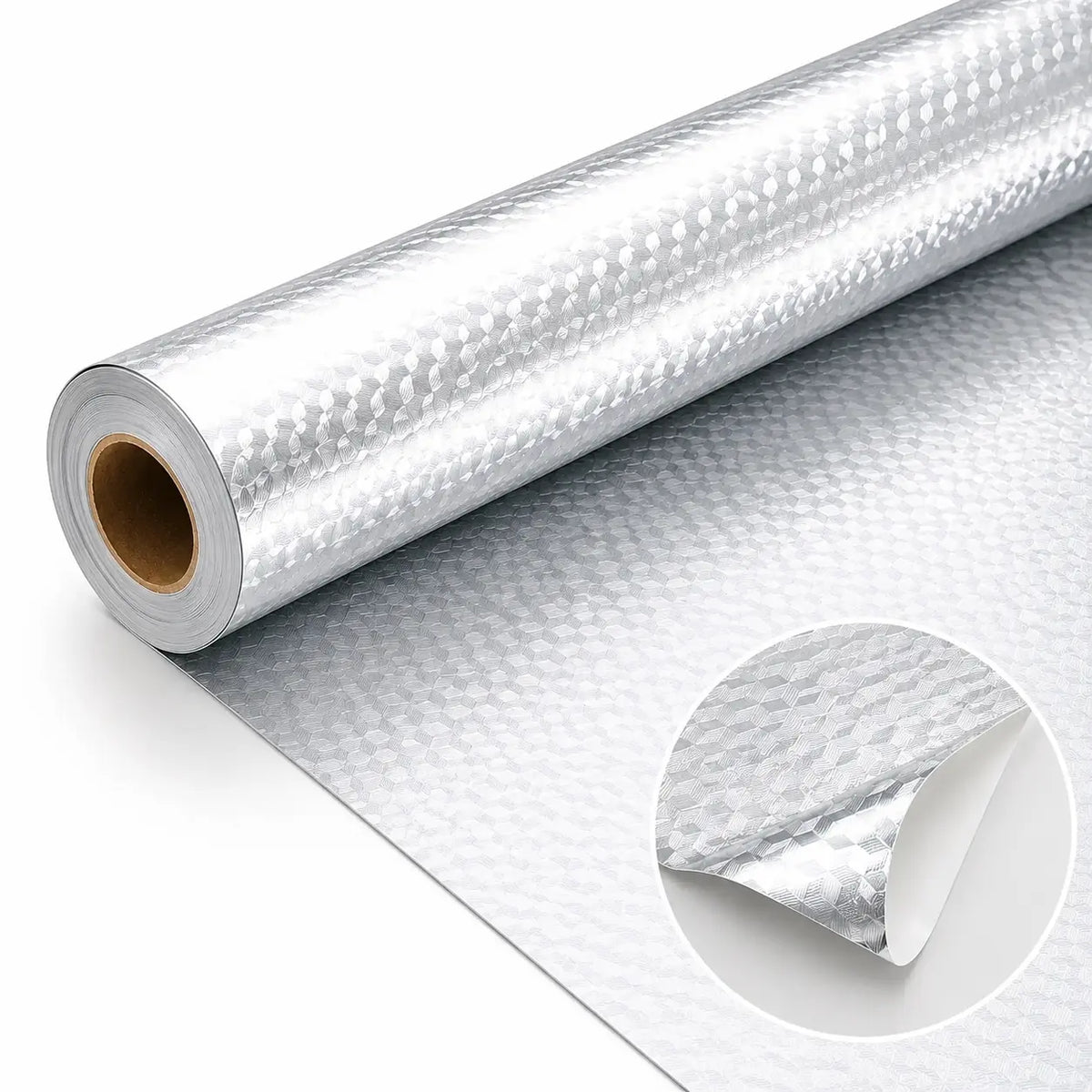 🎁Last Day Promotion 49% OFF🔥Kitchen Peel and Stick Wallpaper Backsplash Waterproof Kitchen Stickers - Silver / Buy 1