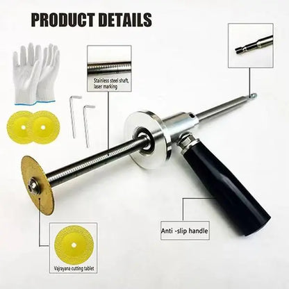 ⚡ Drill Powered Pipe Cutter | PVC ABS Plastic Cutting Tool