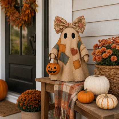 🎃LIMITED-TIME OFFER – Lighted Vintage Patchwork Ghost ✨
