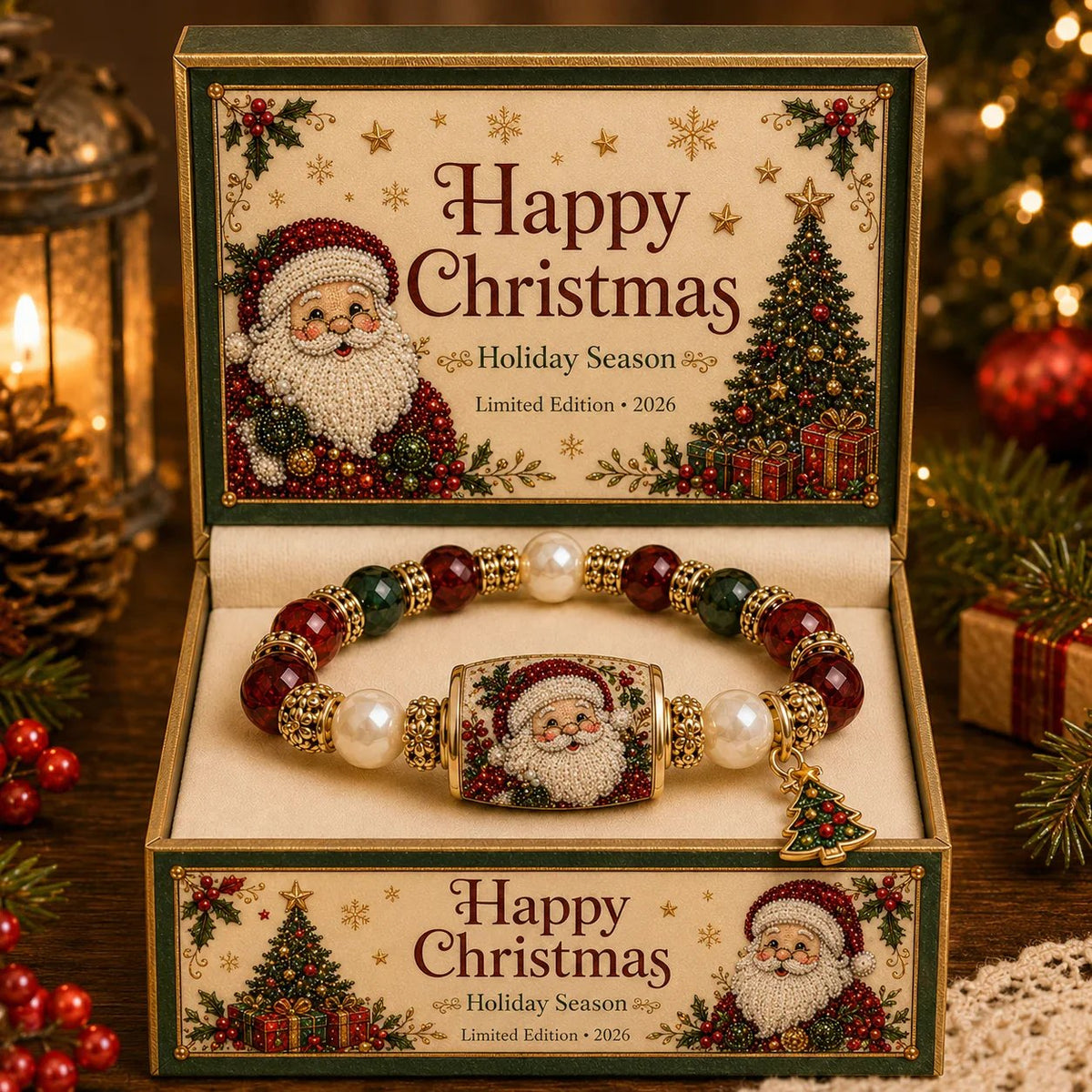 💥 Last Day 50% OFF – 🎄  Christmas Magic Collection Bracelet – 2026 Limited Edition Holiday Charm Bracelet